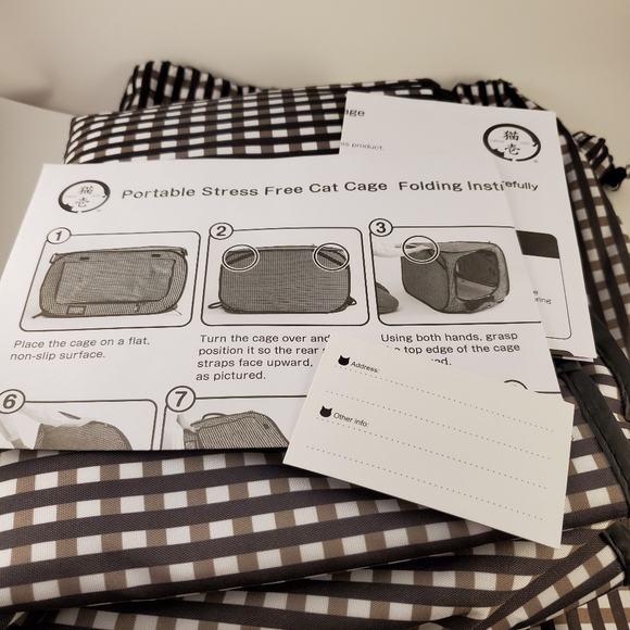 Neo Ichi Pop-Up Portable Cat Cage - Picture 7 of 7